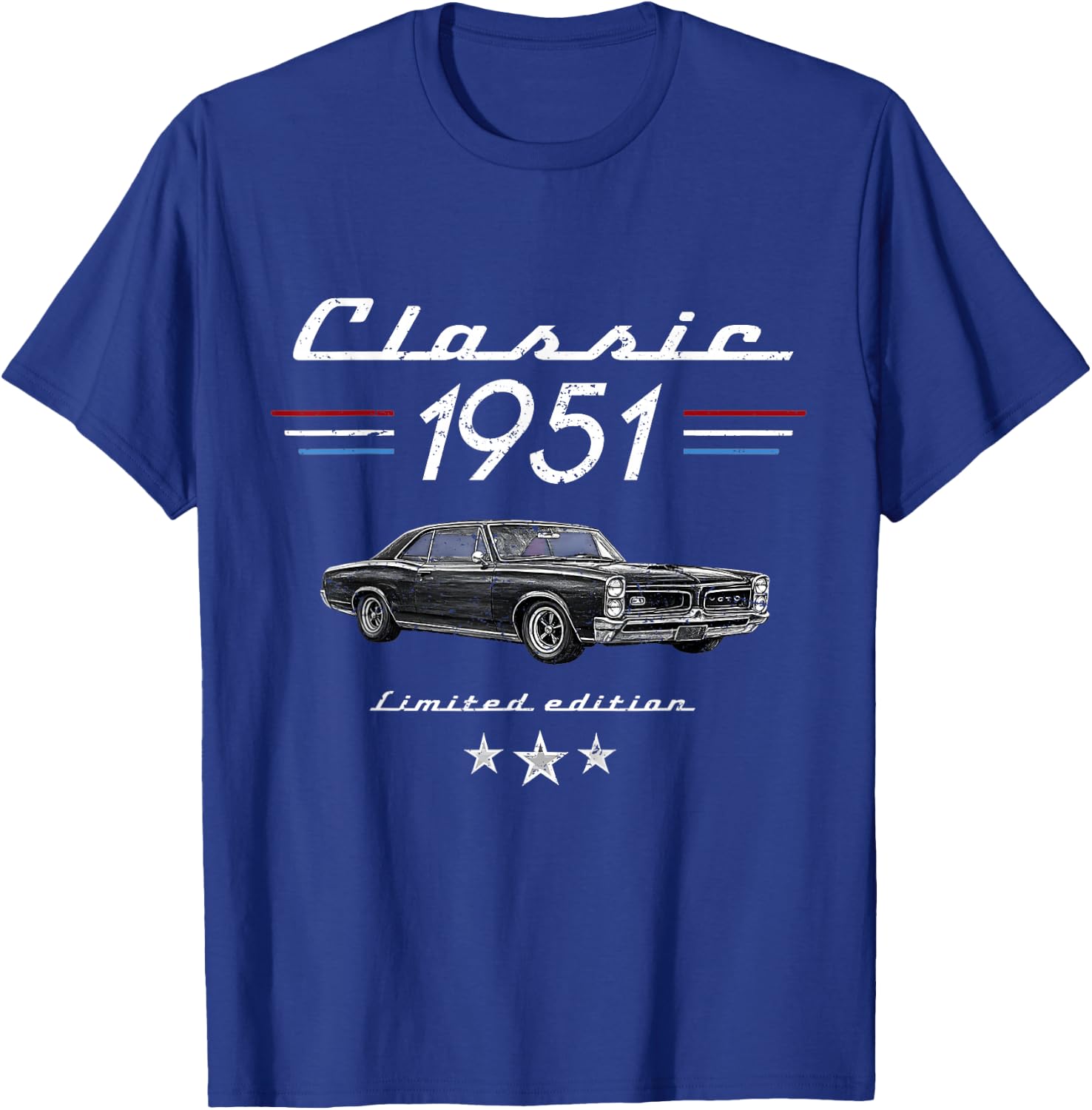 75 Year Old Gift Classic 1951 Limited Edition 75th Birthday T-Shirt - T-Shirt | Royal