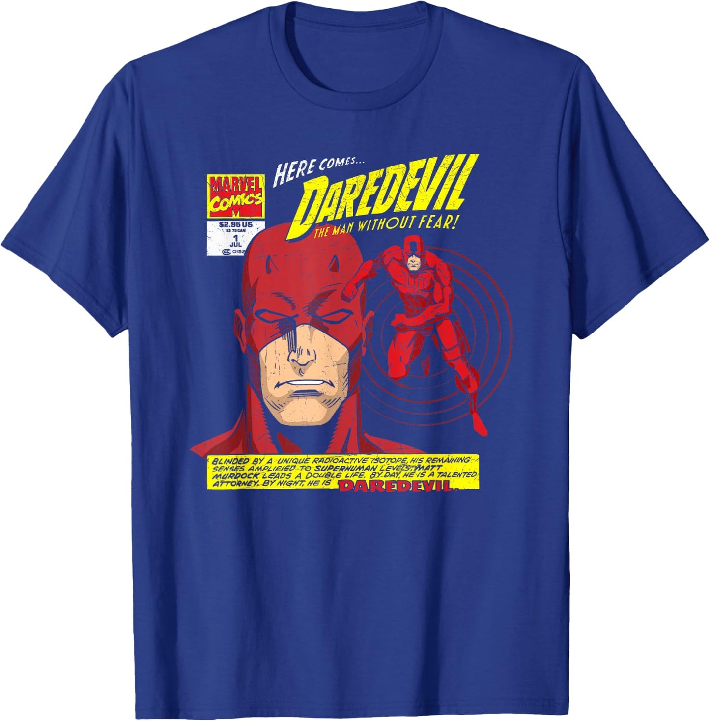 Marvel Daredevil Comic Book T-Shirt - T-Shirt | Royal