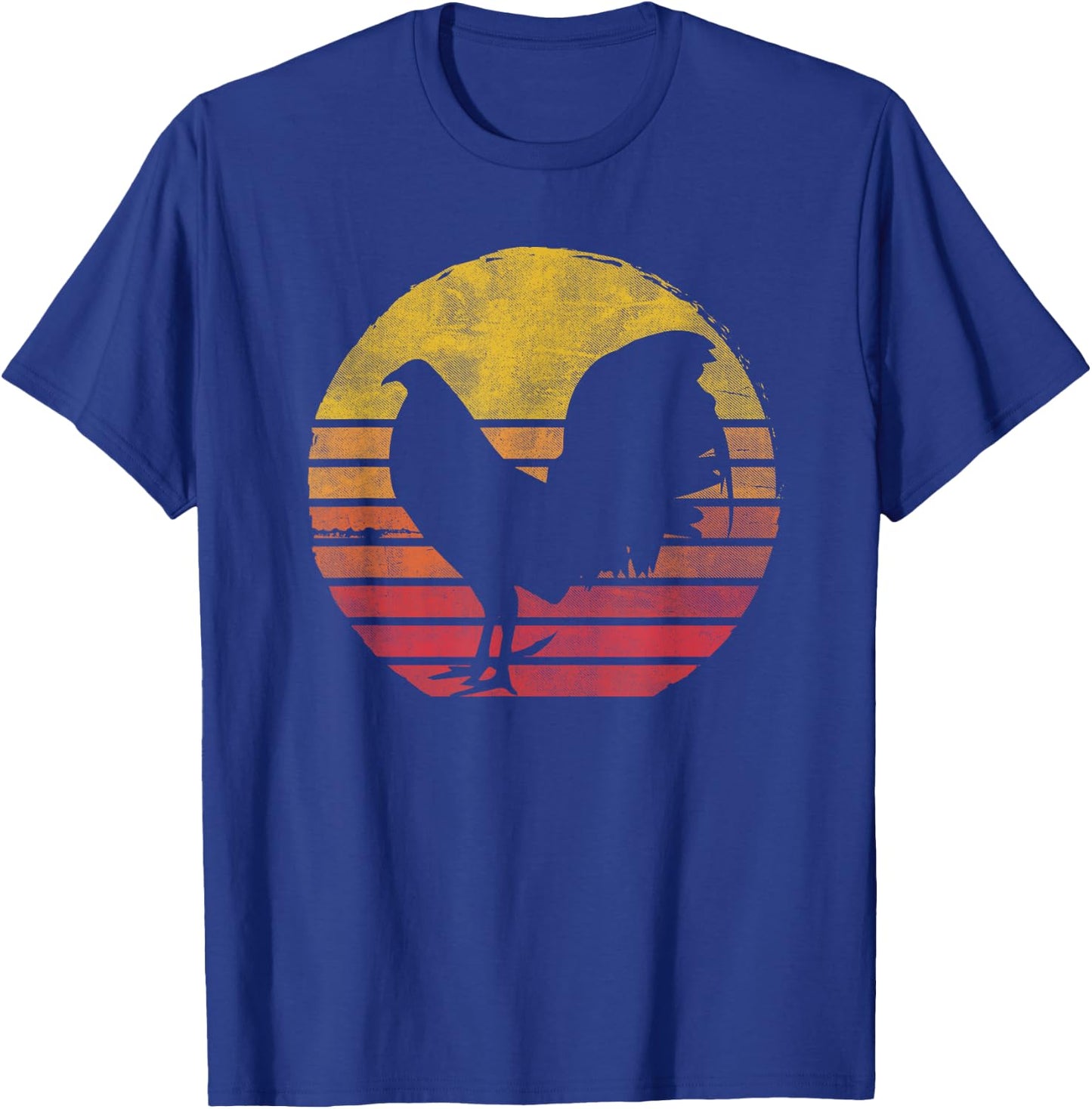 Vintage Cock Fight T Shirt Rooster Shirt T-Shirt - T-Shirt | Royal