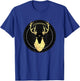 Cernunnos Celtic Pagan Horned Stag Forest God with Pentagram T-Shirt - T-Shirt | Royal