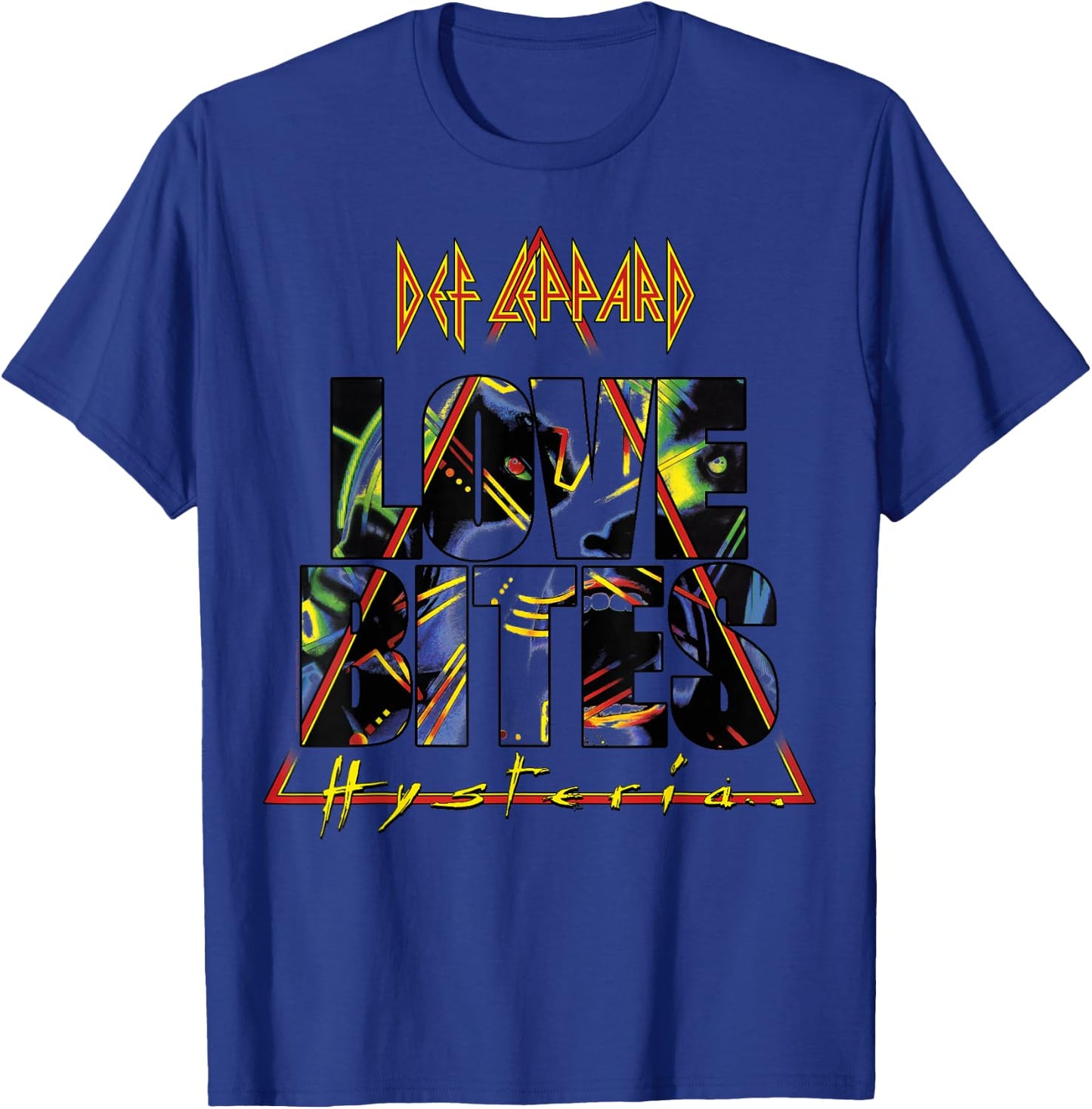 Def Leppard - Love Bites Hysteria T-Shirt - T-Shirt | Royal