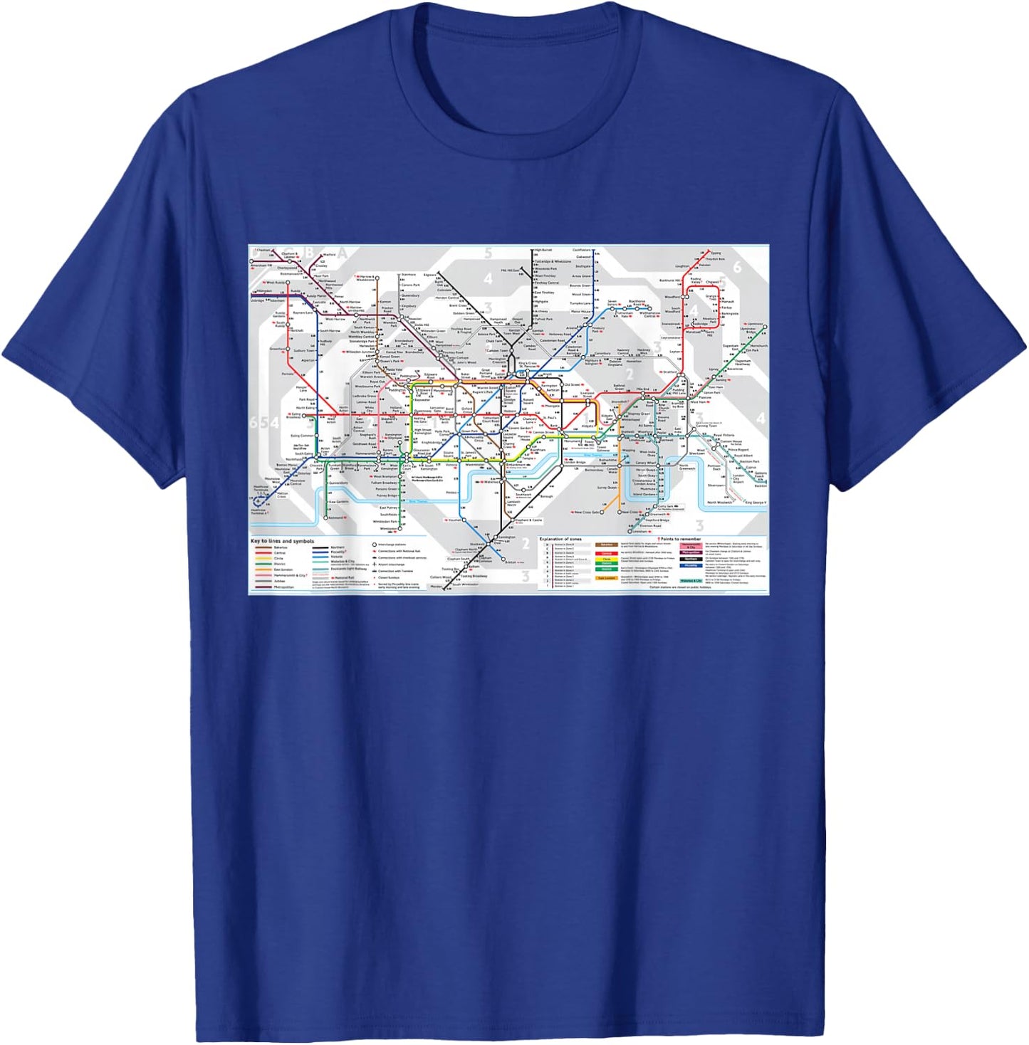 London Underground Map T-Shirt - T-Shirt | Royal