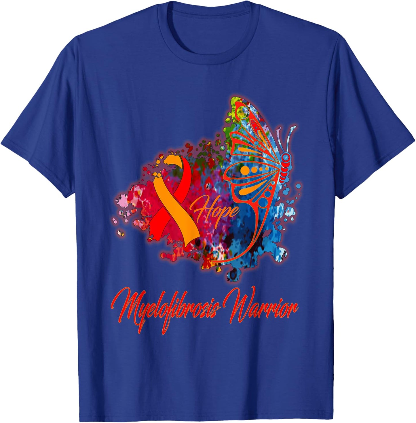 Myelofibrosis Awareness T-Shirt - T-Shirt | Royal
