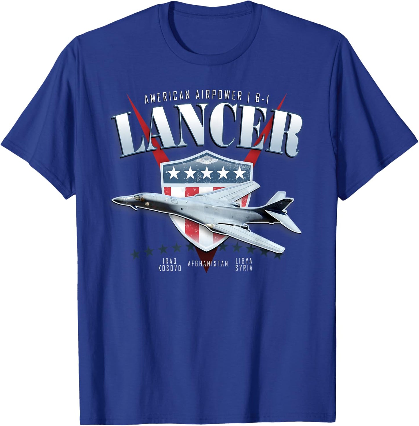 Bomber - B-1 Lancer T-Shirt - T-Shirt | Royal