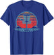 Disc Golf Retro Vintage 80s Style T-Shirt - T-Shirt | Royal