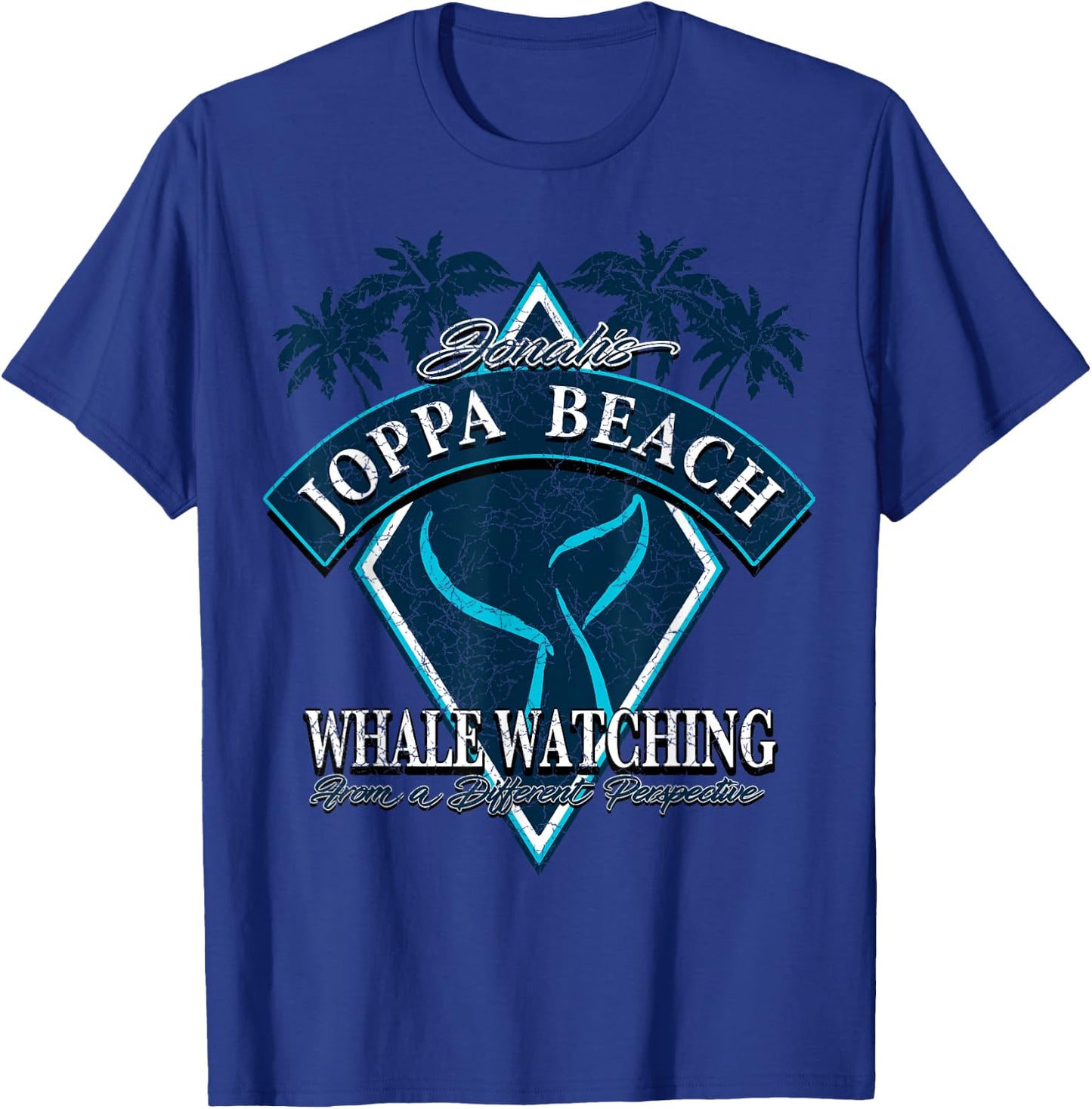 Jonahs Joppa Beach Whale Watching - The Book of Jonah Men Women T-Shirt - T-Shirt | Royal