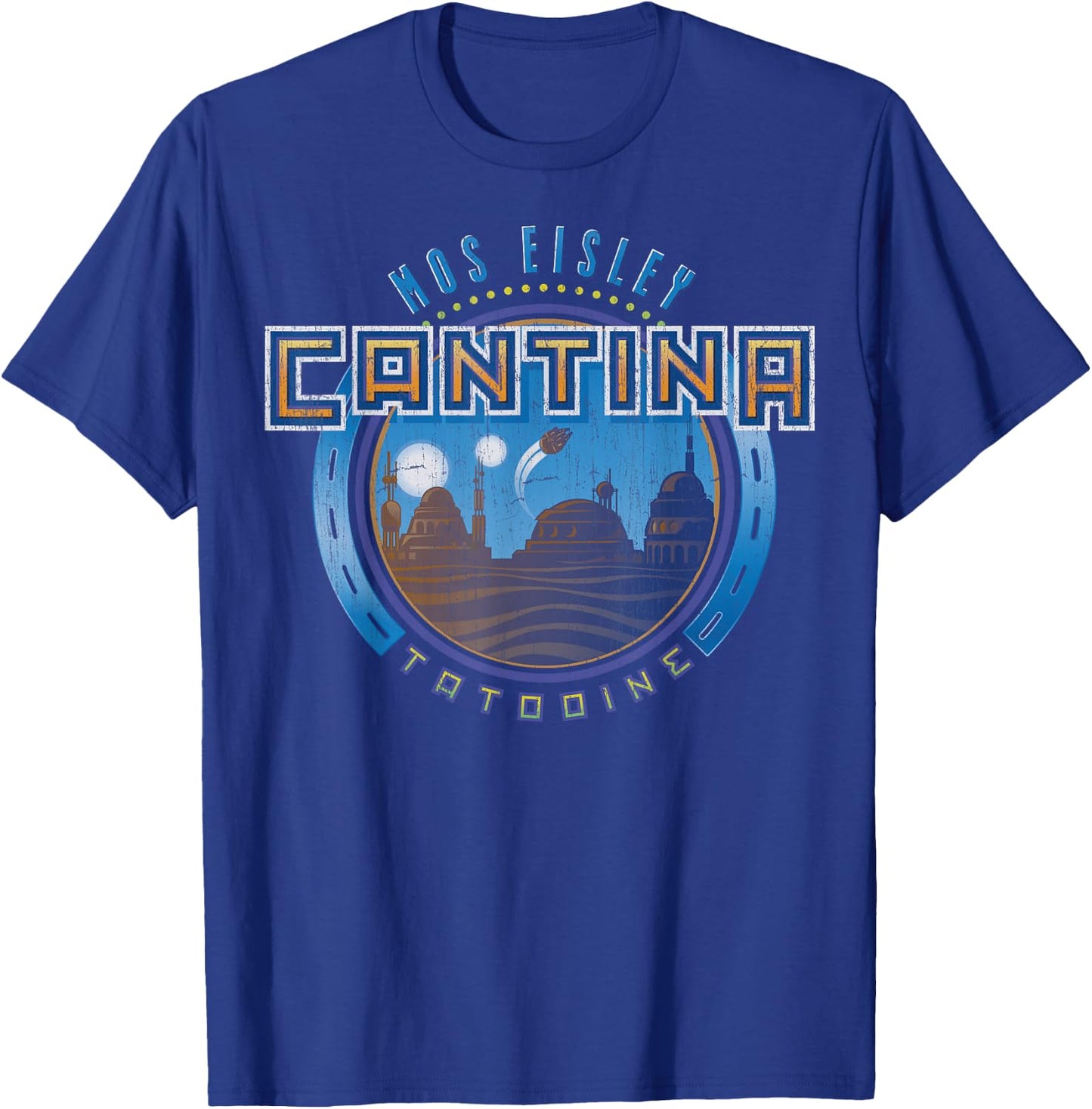 Star Wars Mos Eisley Cantina Badge T-Shirt - T-Shirt | Royal