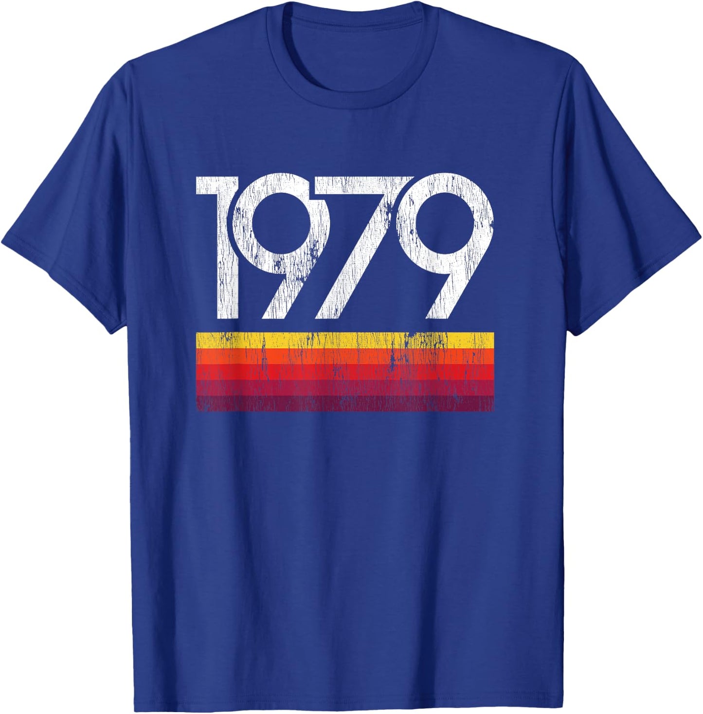 Retro Vintage 1979 Birthday T-Shirt - T-Shirt | Royal