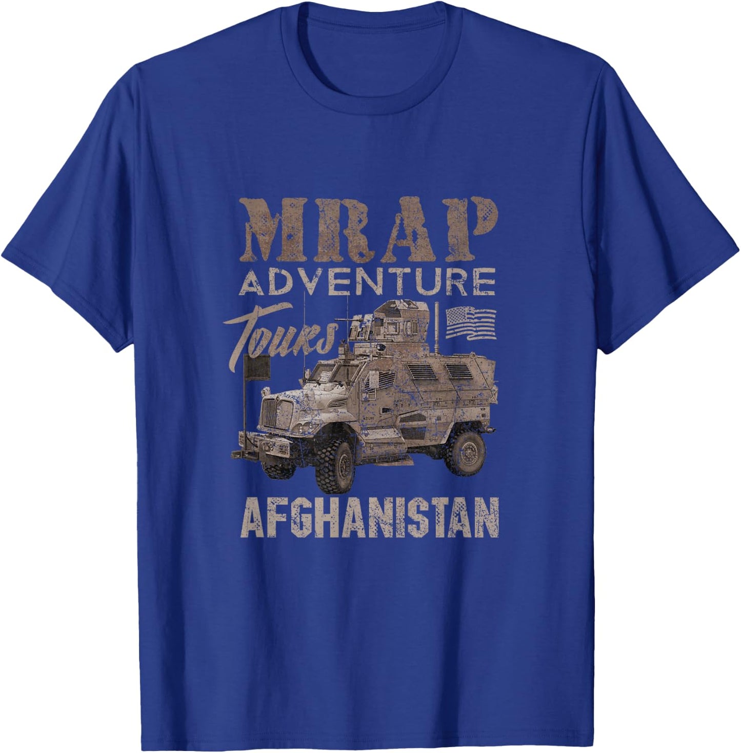 Military Veteran Afghanistan Army MRAP adeventures Shirt T-Shirt - T-Shirt | Royal