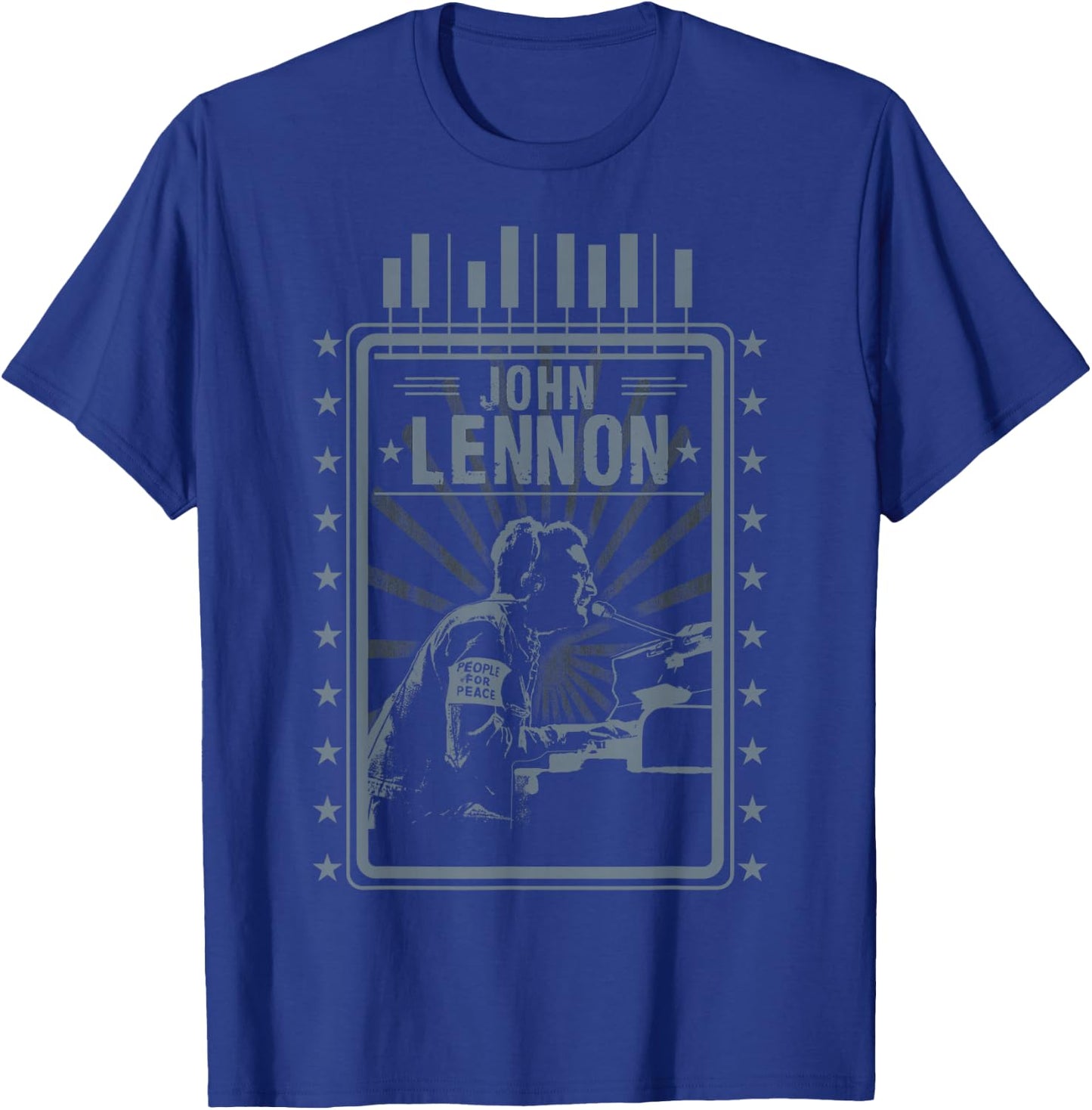 John Lennon - Piano T-Shirt - T-Shirt | Royal