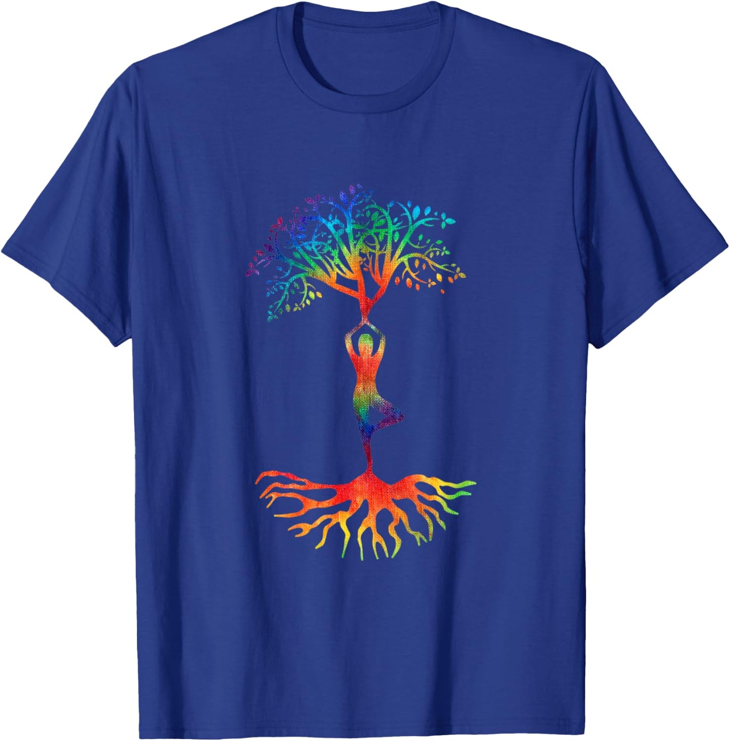 Tie Dye Gaia Mother Earth Tie Dyed Connection Unity T Shirt T-Shirt - T-Shirt | Royal