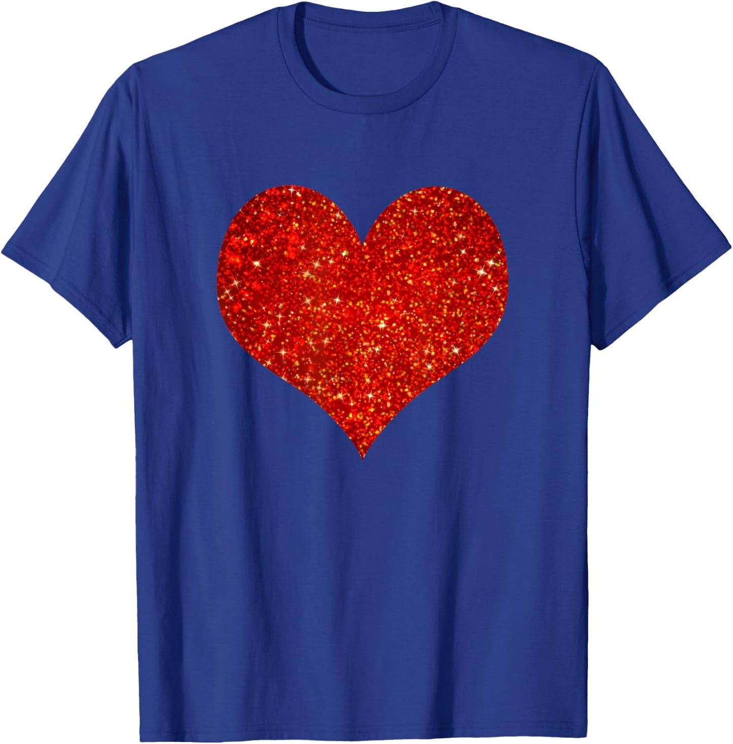 Red Love Heart Valentine T-Shirt - T-Shirt | Royal