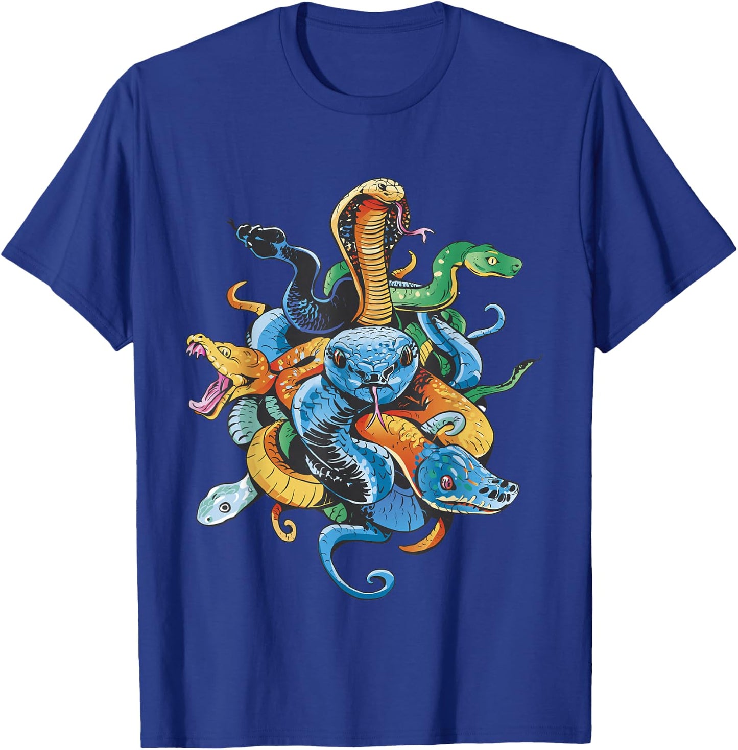 Snake Animal Motif Reptiles Animal Snake T-Shirt - T-Shirt | Royal