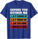 Funny Information Technology Tech | Technical Support Gift T-Shirt - T-Shirt | Royal