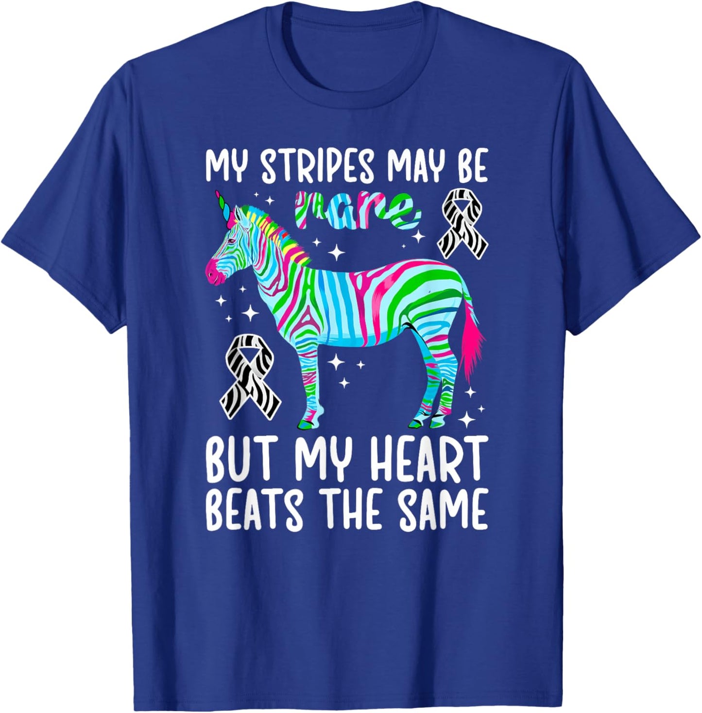 Rare Disease Awareness Proud Rare Disease Fighter T-Shirt - T-Shirt | Royal