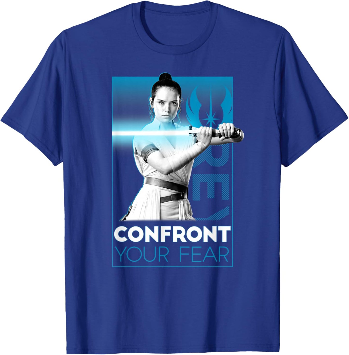 Star Wars: The Rise Of Skywalker Rey Confront Your Fears T-Shirt - T-Shirt | Royal