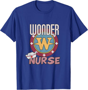 Wonder Nurse for the Super Nurse, RN, ER, LVN, Caregiver T-Shirt - T-Shirt | Royal