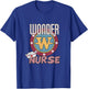 Wonder Nurse for the Super Nurse, RN, ER, LVN, Caregiver T-Shirt - T-Shirt | Royal