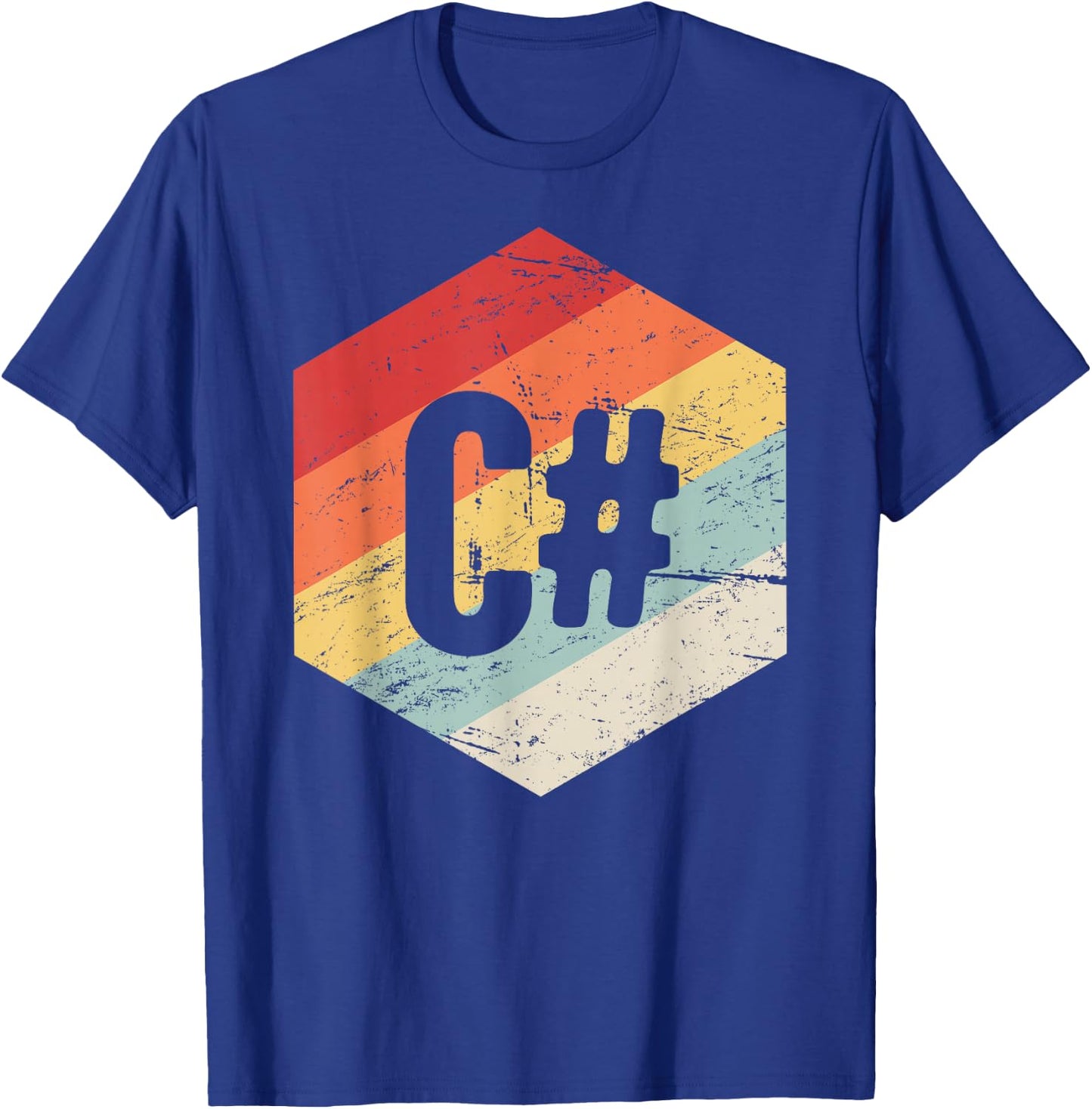 Retro C# T-Shirt - T-Shirt | Royal