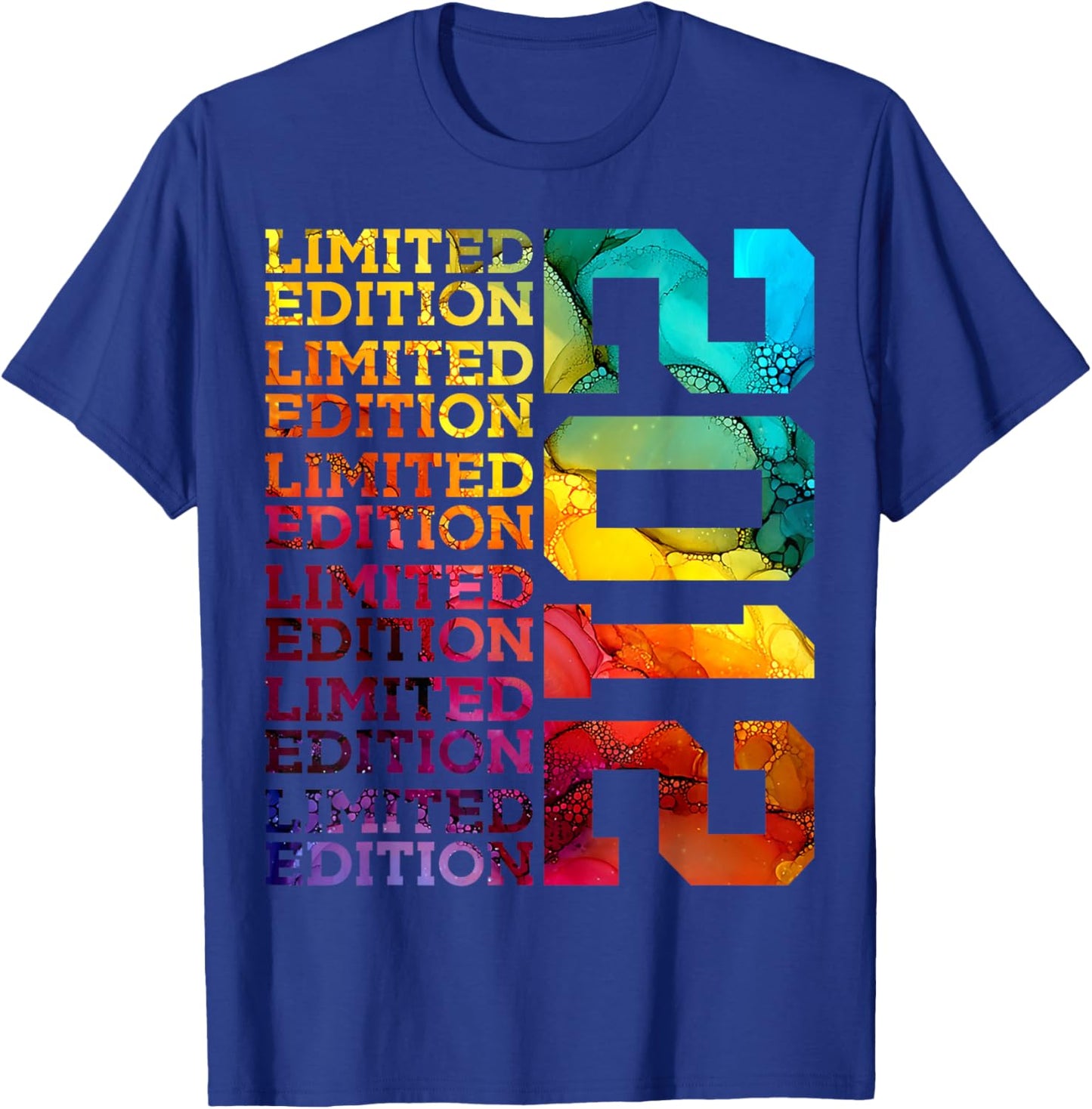 14 Years Limited Edition 2012 14TH Birthday T-Shirt - T-Shirt | Royal