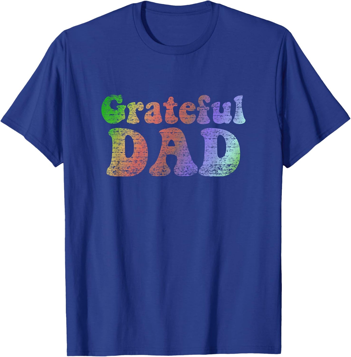 Grateful Dad Vintage T-Shirt - T-Shirt | Royal