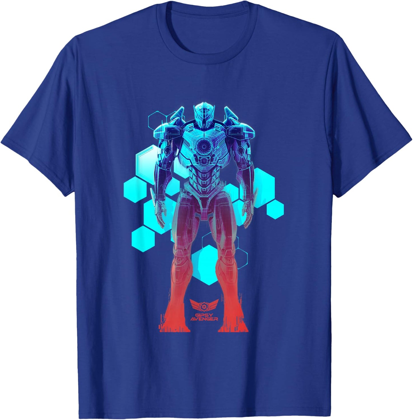 Gipsy Avenger Blueprint T-Shirt - T-Shirt | Royal