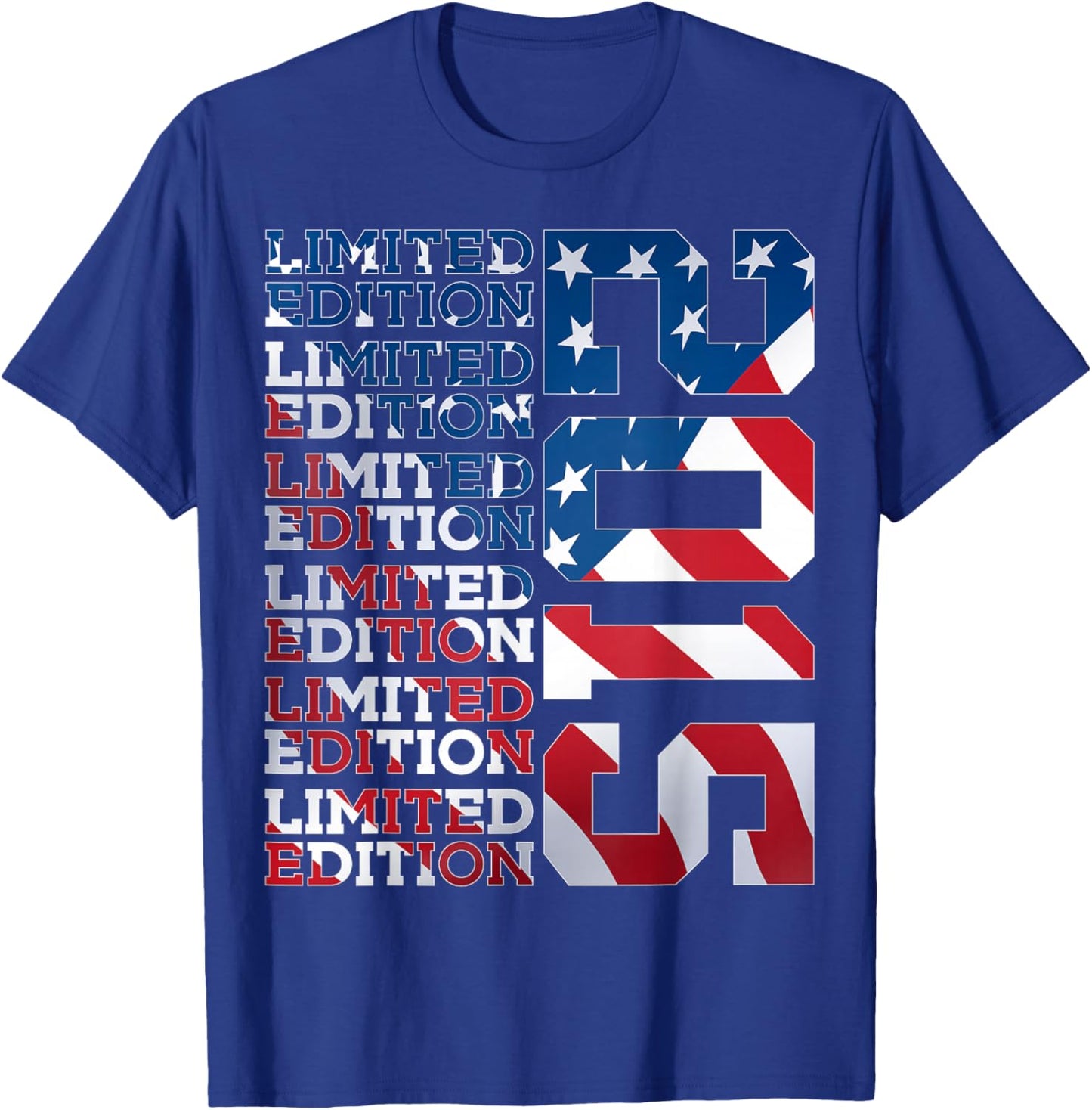 11 Years Limited Edition 2015 USA 11TH Birthday T-Shirt - T-Shirt | Royal