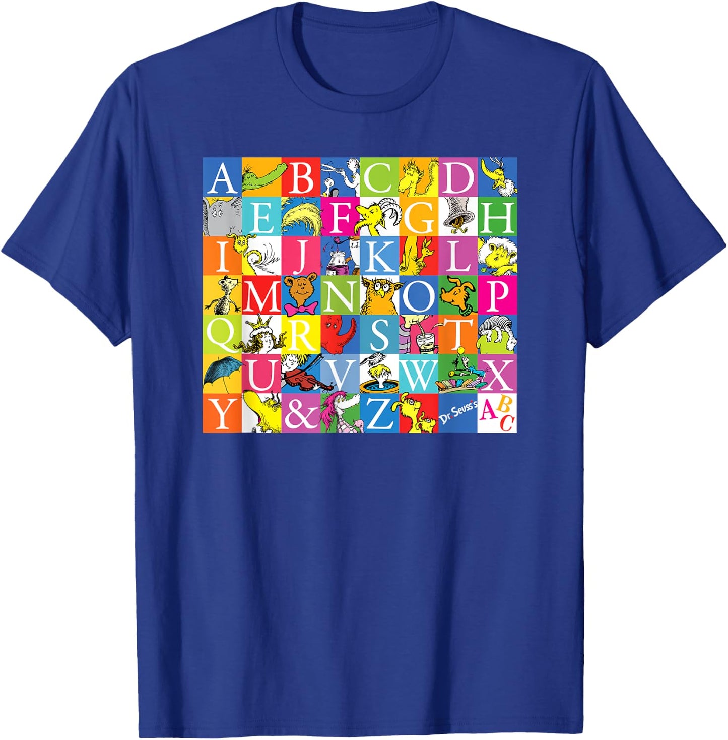 Dr. Seuss A to Z T-Shirt - T-Shirt | Royal
