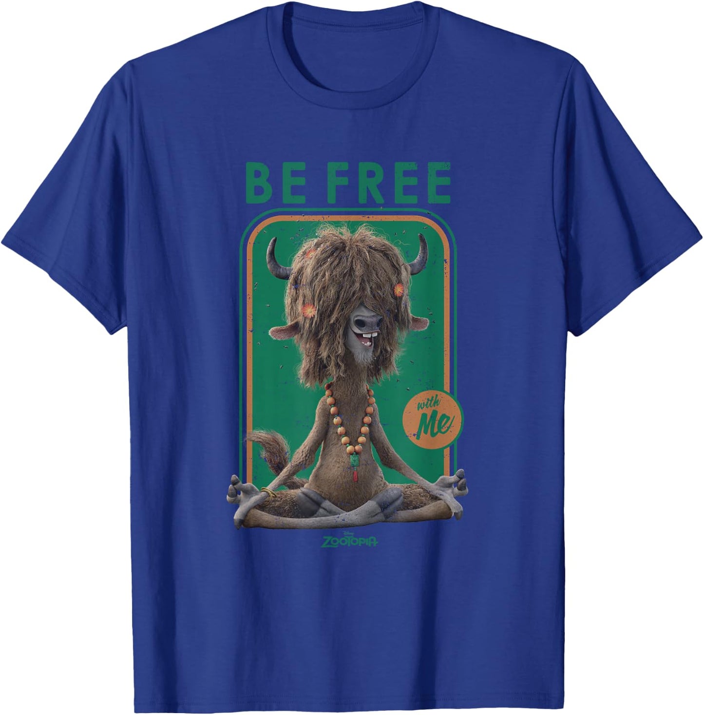 Disney Zootopia Yax the Yak Be Free With Me T-Shirt - T-Shirt | Royal