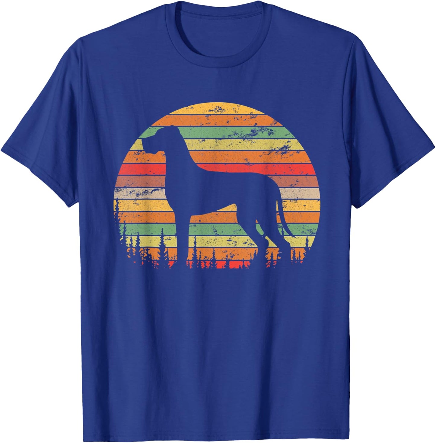 Vintage Retro Shirt Great Dane Dog Women Kid T-Shirt - T-Shirt | Royal