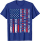 American Flag Vintage Style Outdoors Scouting Law T-Shirt - T-Shirt | Royal