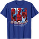 Marvel Spider-Man Homecoming Three Panel Pose T-Shirt - T-Shirt | Royal