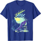 Flashdance Water Drop Silhouette T-Shirt - T-Shirt | Royal