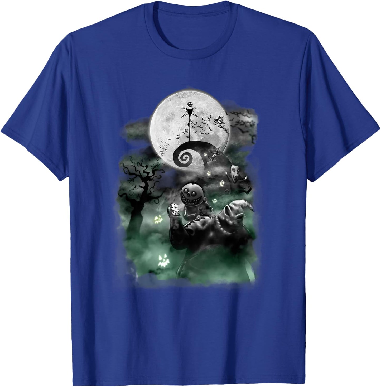 Disney - The Nightmare Before Christmas Haunted Scene T-Shirt - T-Shirt | Royal