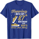 Stepping Into My 87th Birthday with God's Grace 87 Years Old T-Shirt - T-Shirt | Royal