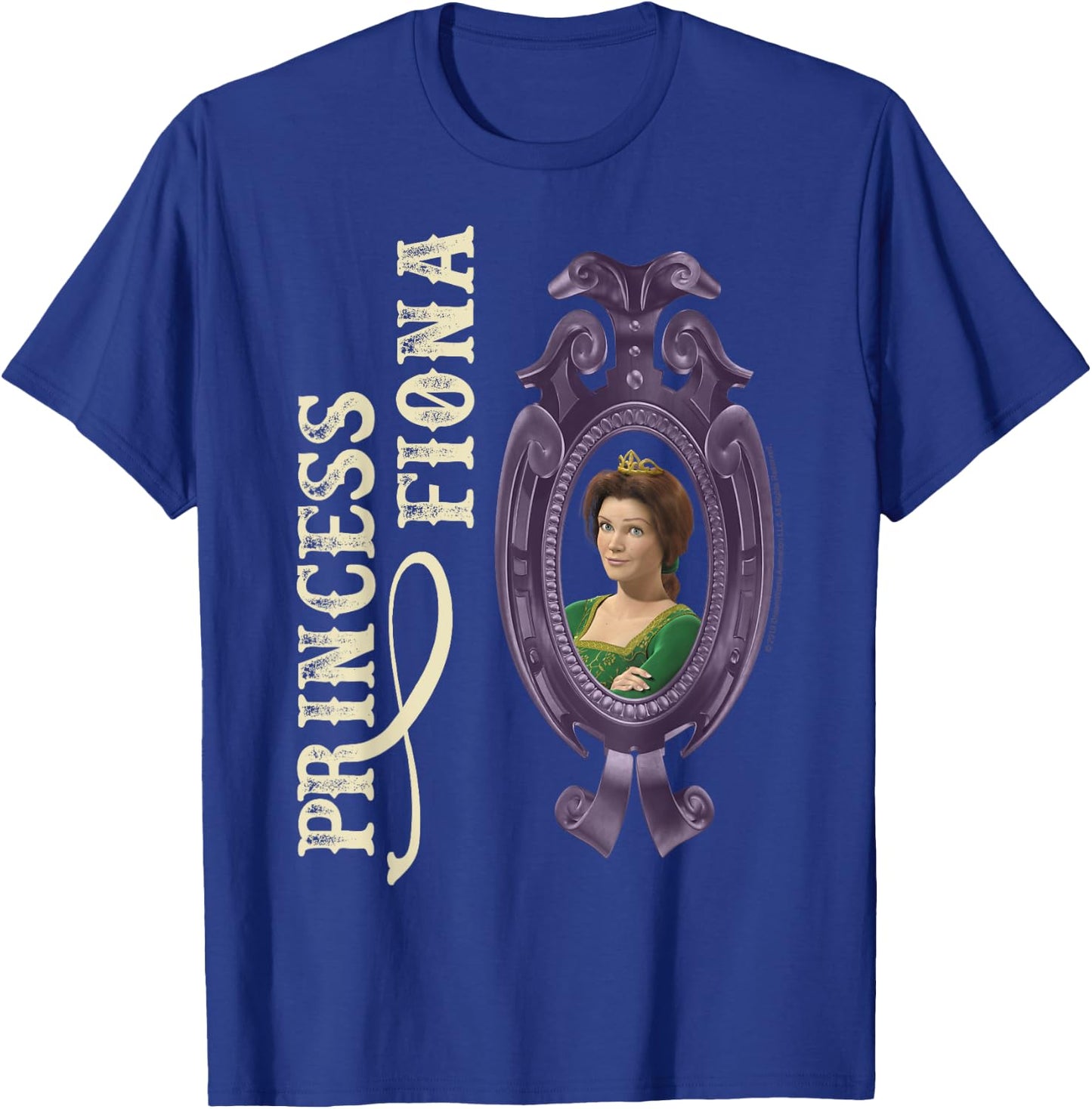 Shrek Princess Fiona In Mirror Poster T-Shirt - T-Shirt | Royal