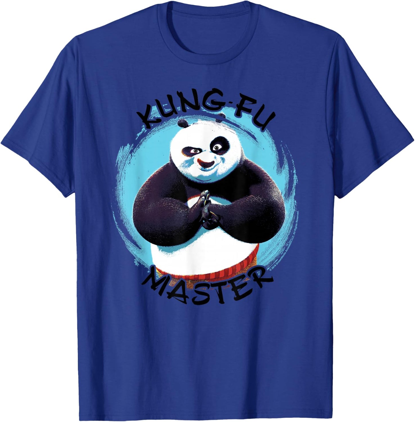 Kung Fu Panda Po Kung Fu Master Paint Smear Portrait T-Shirt - T-Shirt | Royal