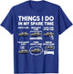 Vintage 68 69 70 Chevelle Things I Do in My Spare Time T-Shirt - T-Shirt | Royal