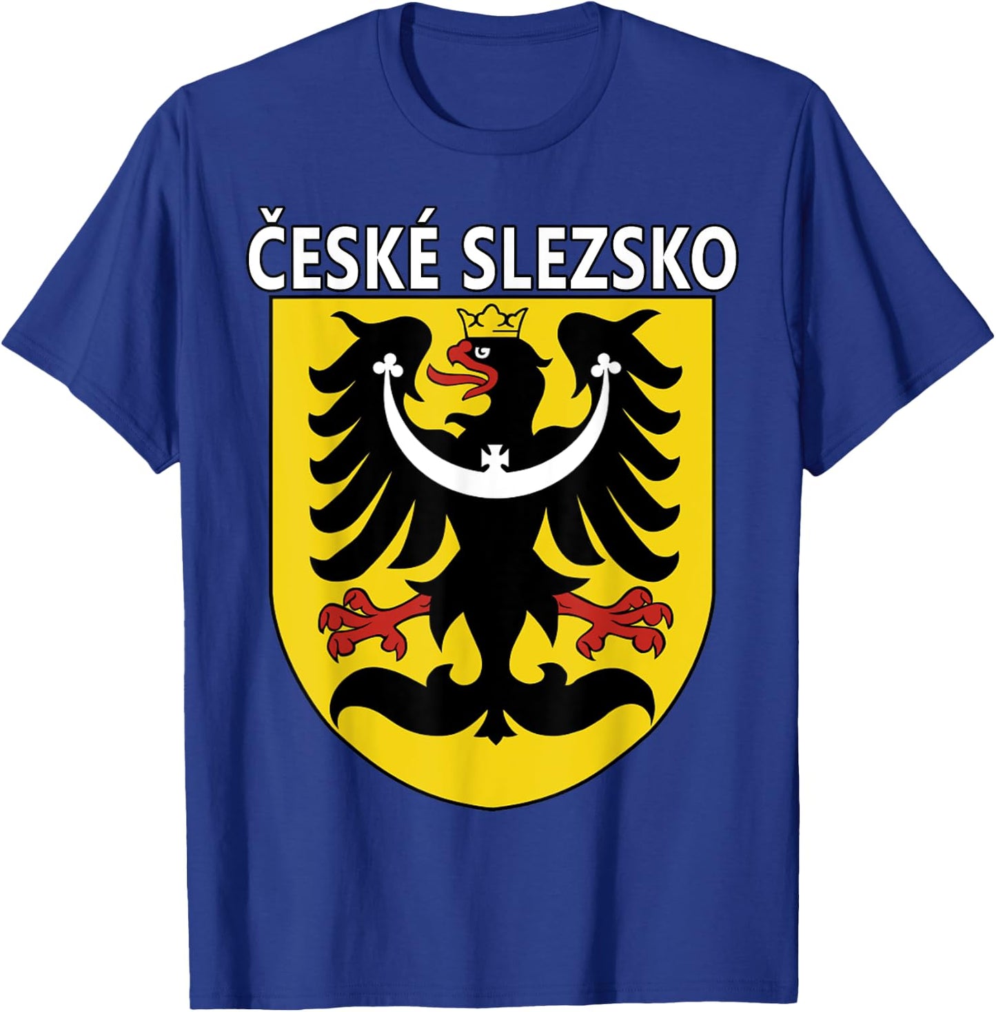 Czech Silesia Eagle Coat of Arms with Ceske Slezsko T-Shirt - T-Shirt | Royal