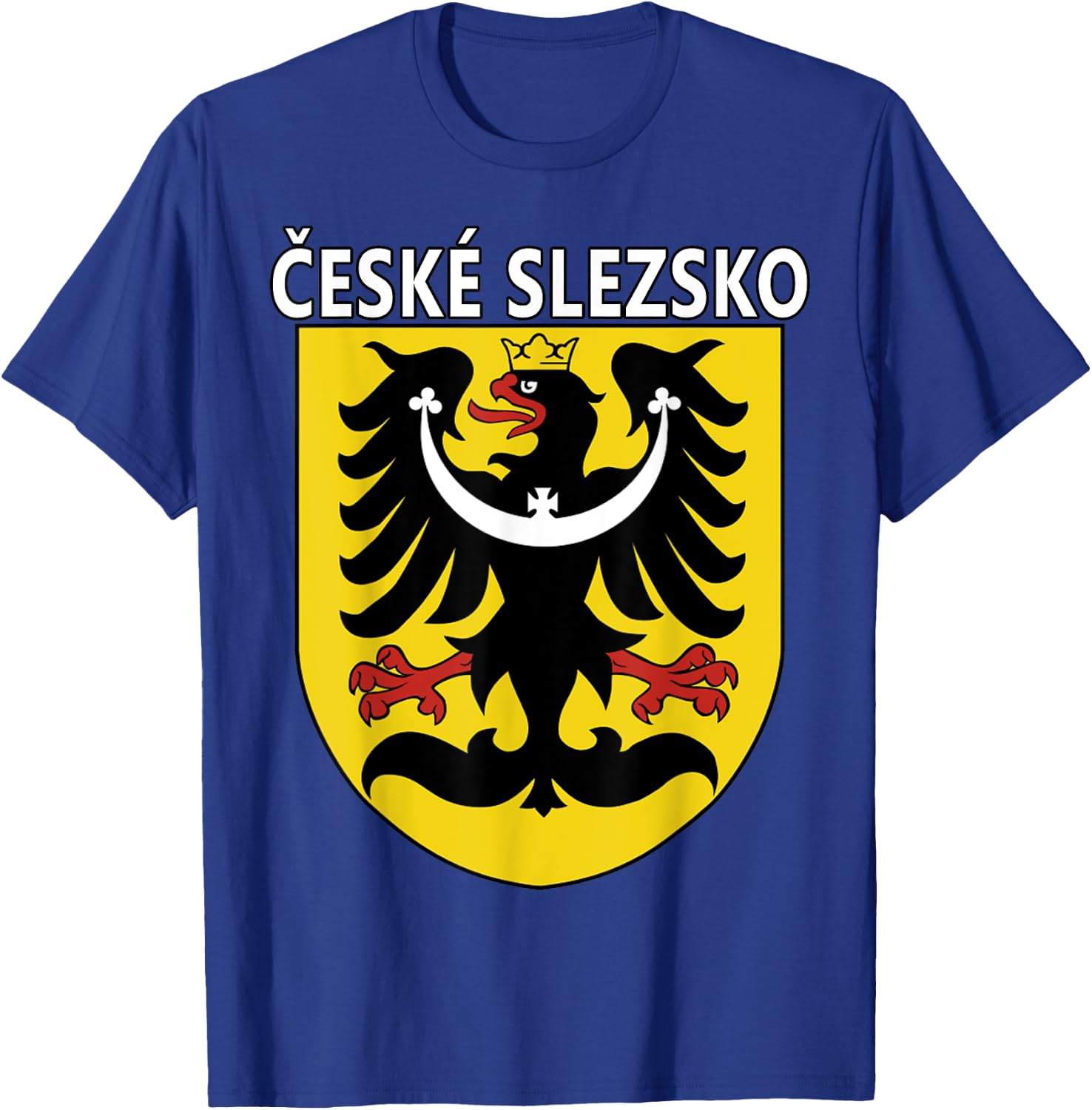 Czech Silesia Eagle Coat of Arms with Ceske Slezsko T-Shirt - T-Shirt | Royal