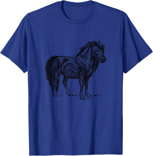 Vintage Shetland Pony T-Shirt - T-Shirt | Royal