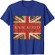 Knackered England Apparel Union Jack Flag UK Slang British T-Shirt - T-Shirt | Royal