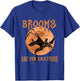 Brooms Are For Amateurs Dragon Riding Witches Halloween T-Shirt - T-Shirt | Royal