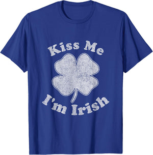 Kiss Me I'm Irish T-Shirt - T-Shirt | Royal