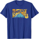 Retro Unplug Bluegrass & Acoustic Music Design T-Shirt - T-Shirt | Royal
