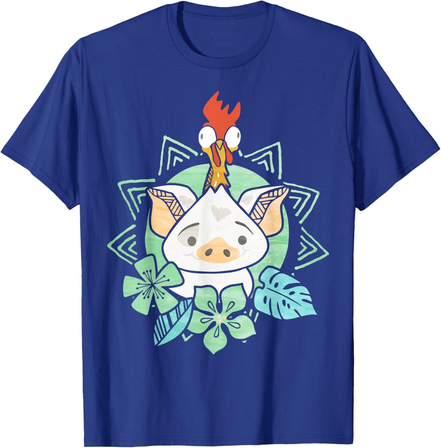 Disney Moana Pua & HEI HEI Tropical Graphic T-Shirt - T-Shirt | Royal