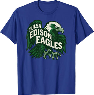 Trinity Love Clothing Co.Tulsa Edison Eagles design T-Shirt - T-Shirt | Royal