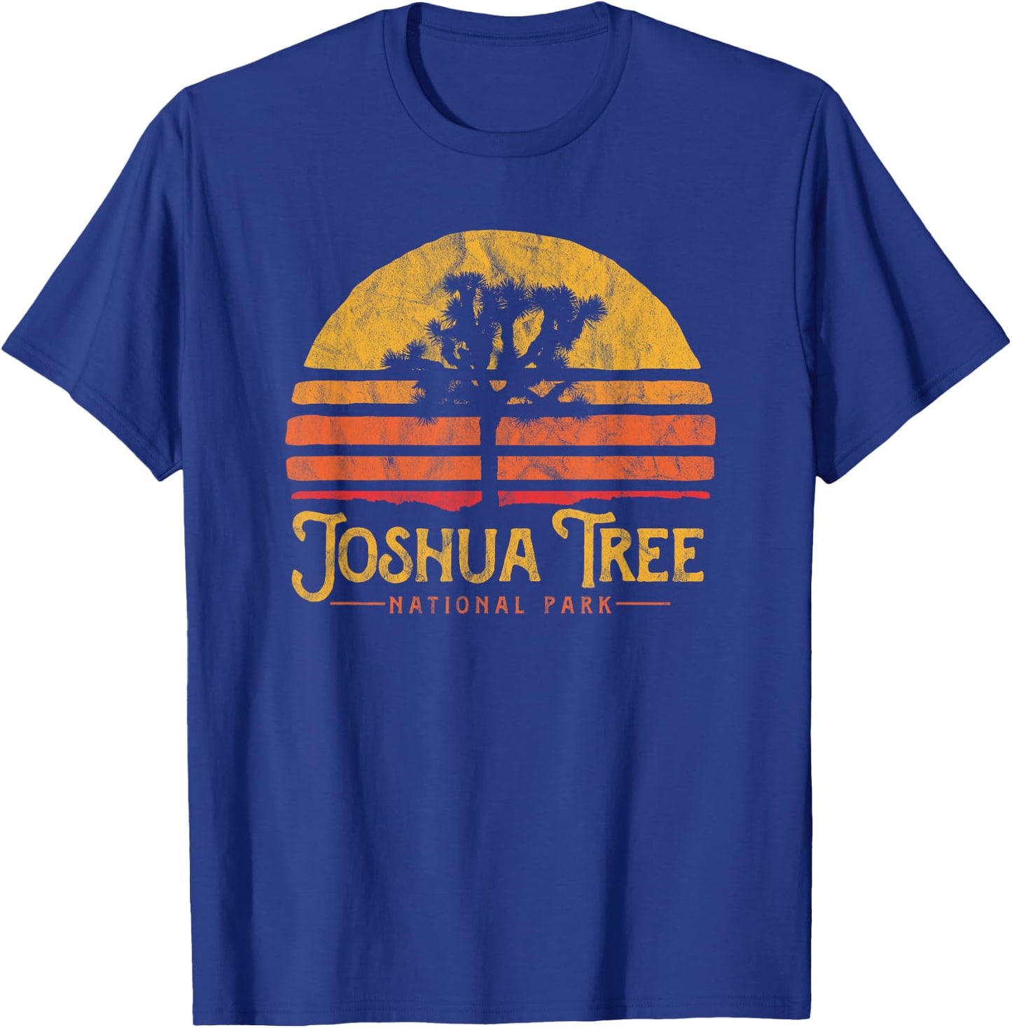 Vintage Joshua Tree National Park Retro T-Shirt - T-Shirt | Royal
