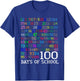 100th Day of School Math Numbers Teacher Kids 100 days T-Shirt - T-Shirt | Royal