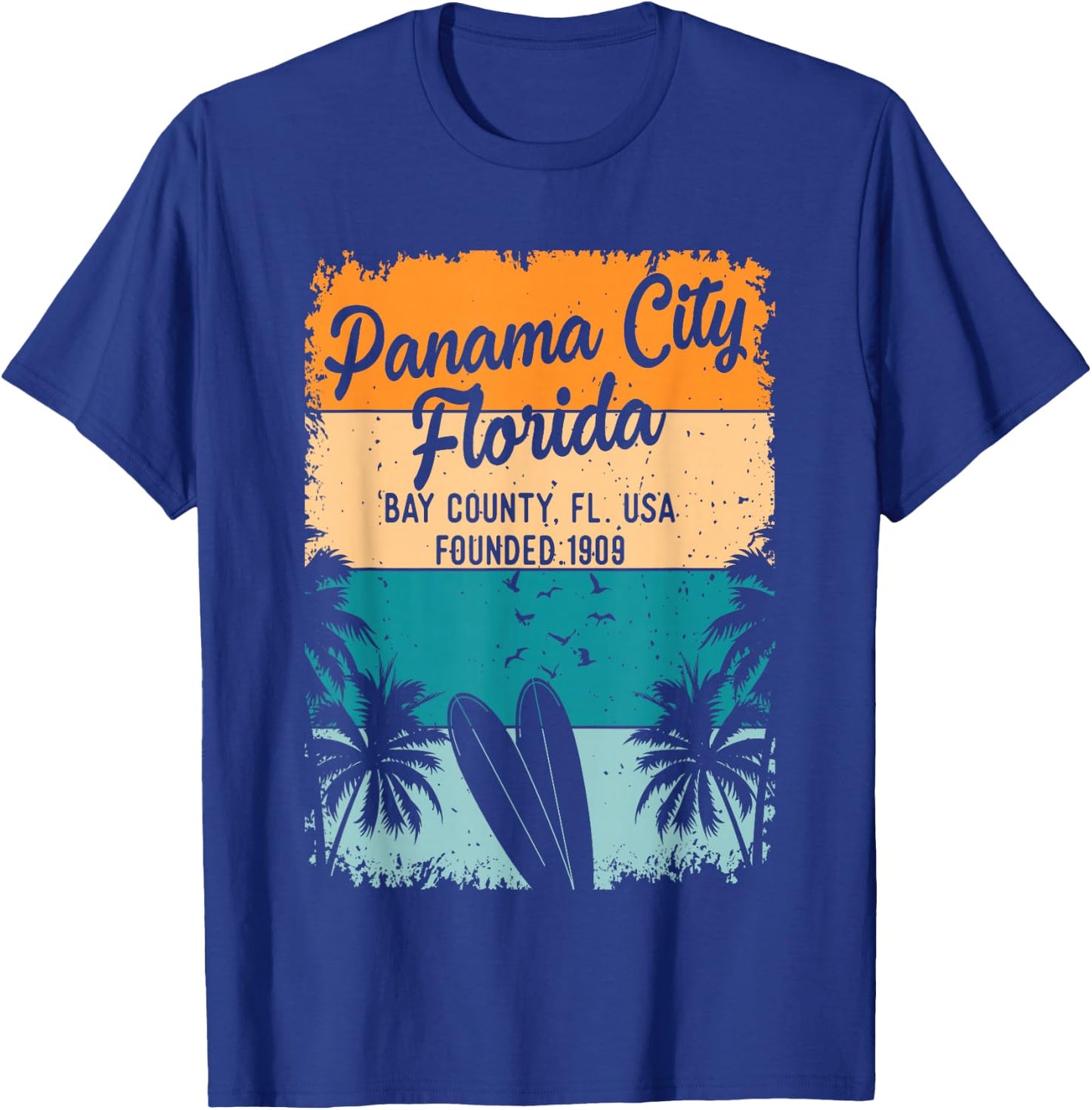 Panama City Beach Florida FL Souvenirs Gifts Men Women Kids T-Shirt - T-Shirt | Royal